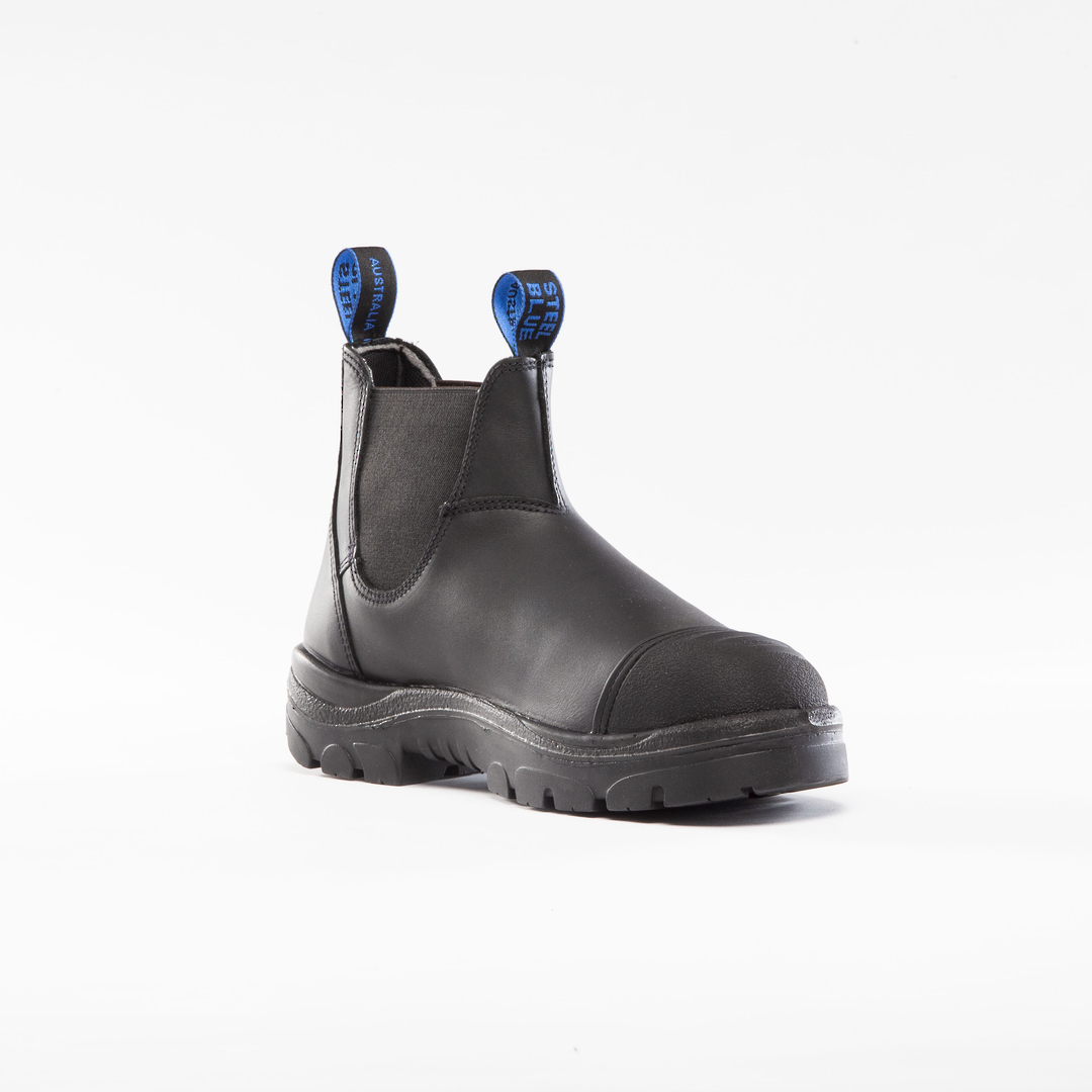 STEEL BLUE HOBART SCUFF CAP SLIP ON SAFETY BOOTS - 312601 image 1